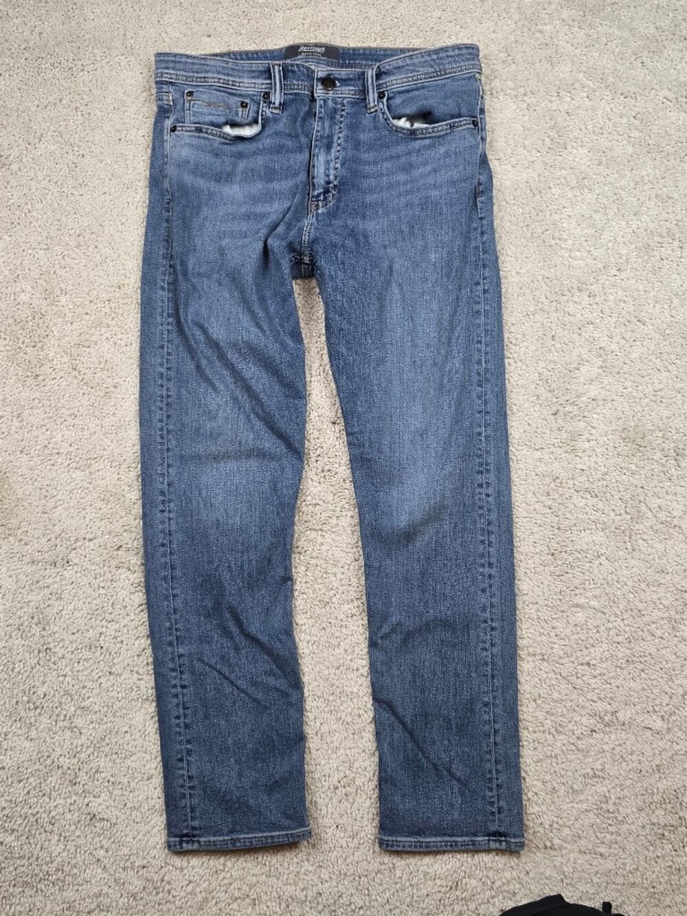 Revtown Decade Jeans Mens 34x32 Blue Taper Fit Blend Light Wash USA Pants